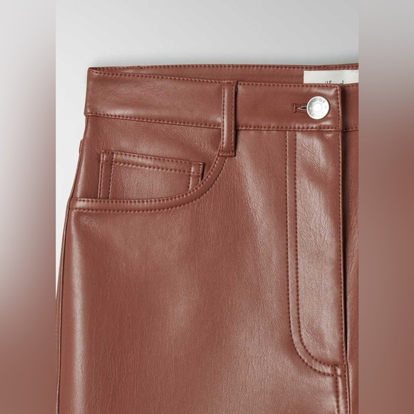 RARE FIND ✨ NWT Wilfred The Melina Slim (Skinny) Pant ✨ Size 10 ✨ Patina Brown - Picture 8 of 9